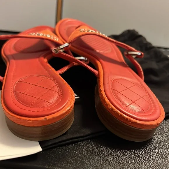 Authentic Chanel logo mules - Picture 8 of 16